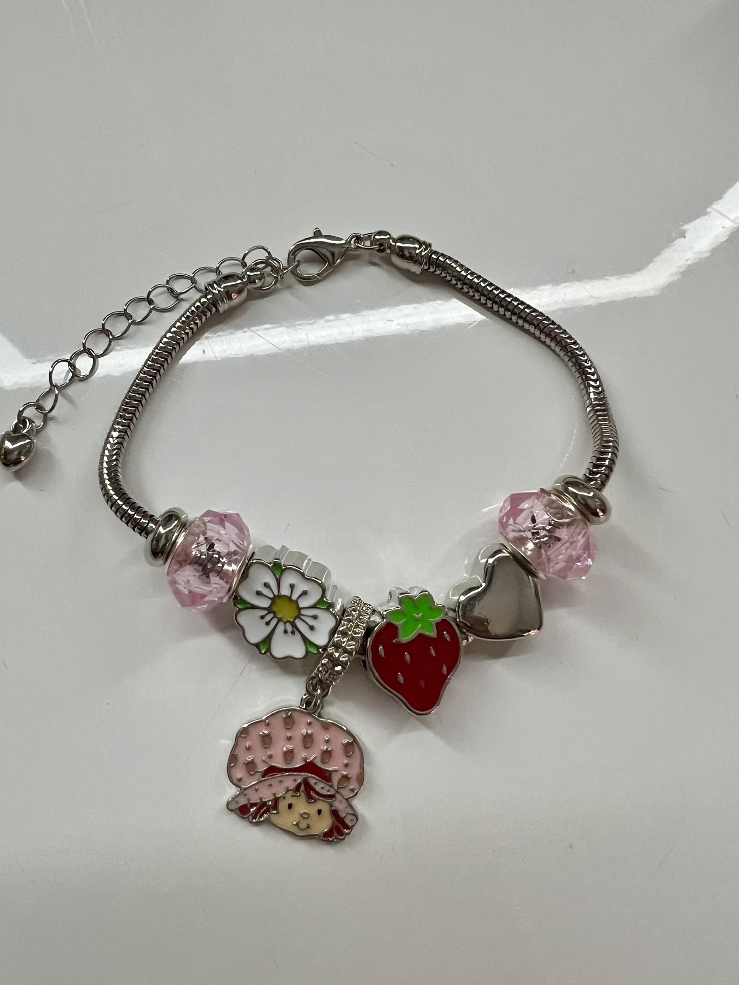 Strawberry Shortcake Pendant Bracelet