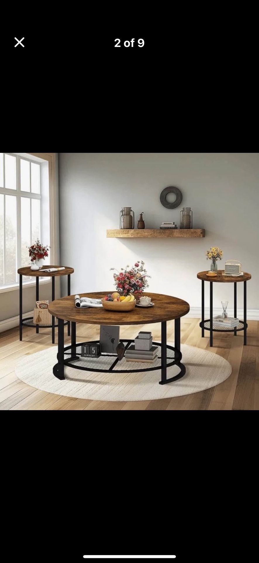 Coffee Table + 2 Side Table