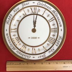 Happy New Year 2000 Celebrate Millennium- Plate 8 1/2”