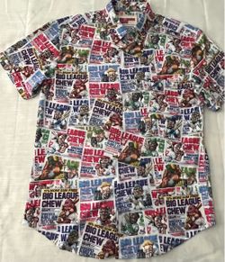 RSVLTS Big League Chew button-up shirt  Size L