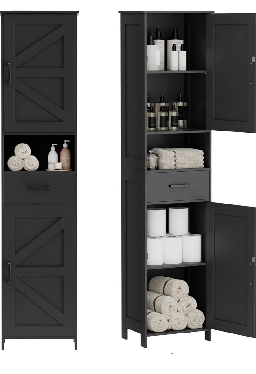 Tall Bathroom Storage Cabinet