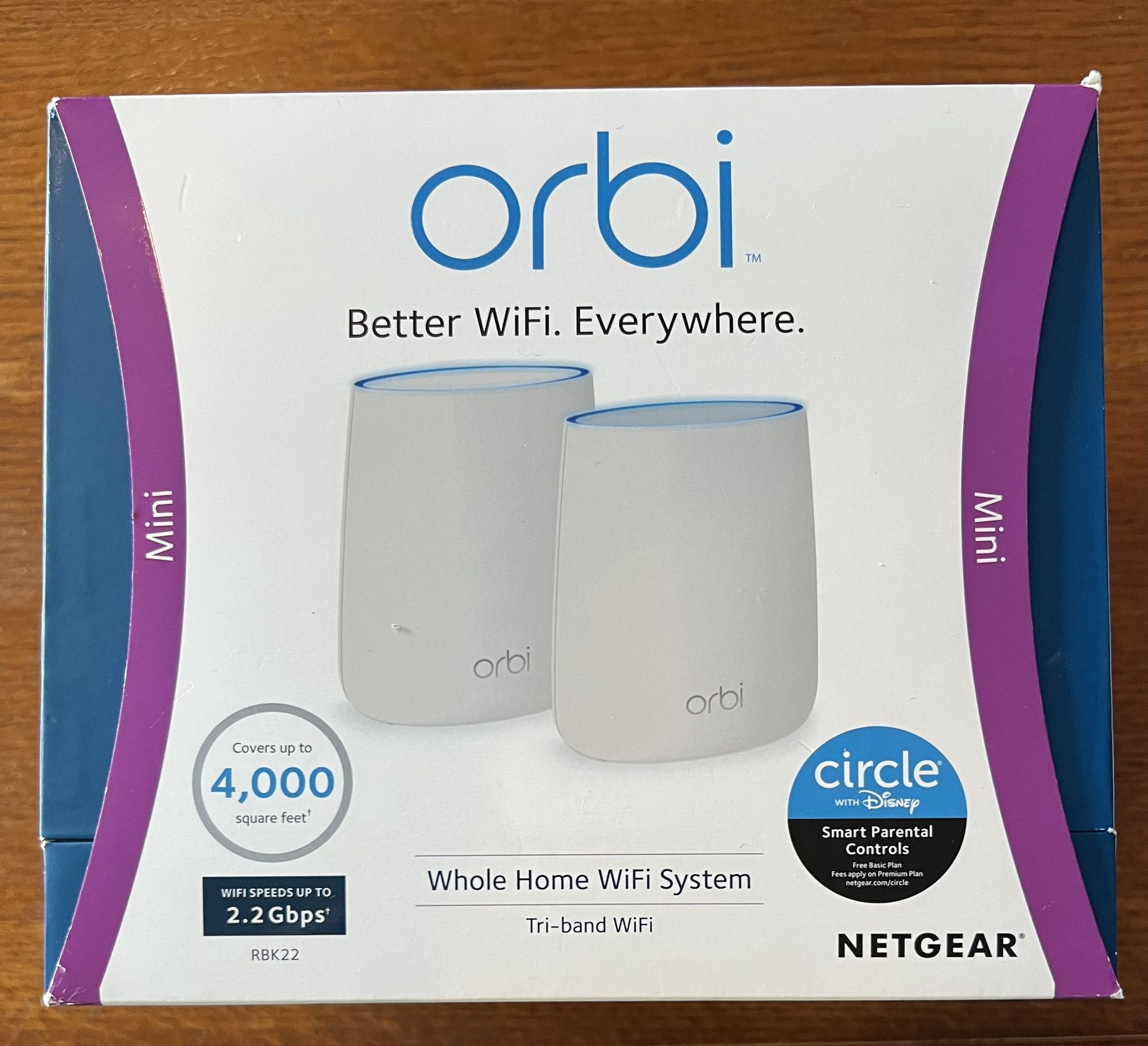 Netgear Orbi RBK22 Mesh Wi-Fi Router + Satellite