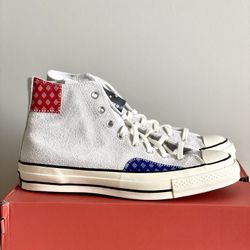NEW Converse All Star Chuck Taylor 1970 Hi Photon Dust Patchwork SIZE 8