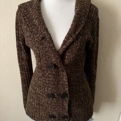 Y2K knit cardigan sweater