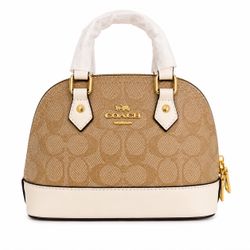 Coach New York Signature Mini Dome Satchel