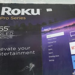 TV ROKU QLED 65".