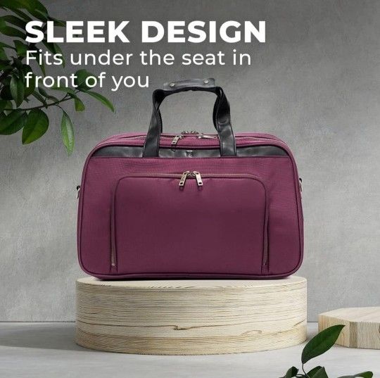 Nomad Lane The Bento Bag Classic Carry-On Luggage Duffel Bag, Durable & Lightweight Carry On Suitcase, Personal Travel Bag