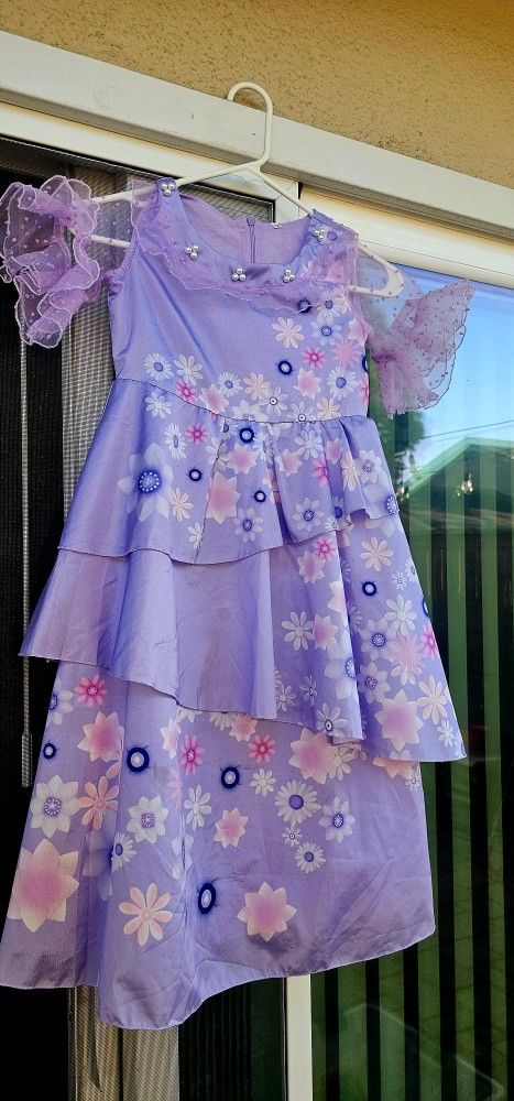 Isabella Encanto Halloween Costume Dress 7/9