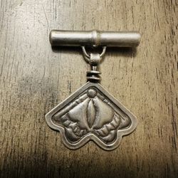 925 SILVER VINTAGE PIN PERFECT CONDITION DE PLATA 925 CHARM PRENDEDOR 