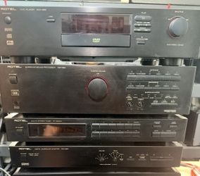 🔥 Rotel Hi-Fi Stack (RSP-980 / RDA-980 / RDV-985 / RT-940AX) – Clean Vintage Setup 🔥