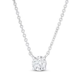 0.30 Ct. 14K Gold Solitaire Diamond Necklace
