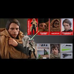 Hot Toys Luke Skywalker Endor Return of the Jedi Deluxe MMS517 1/6 figure BRAND NEW