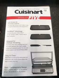 Cuisinart griddle.