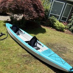 Kayak - Rigid Inflatable - 2 person - with gear