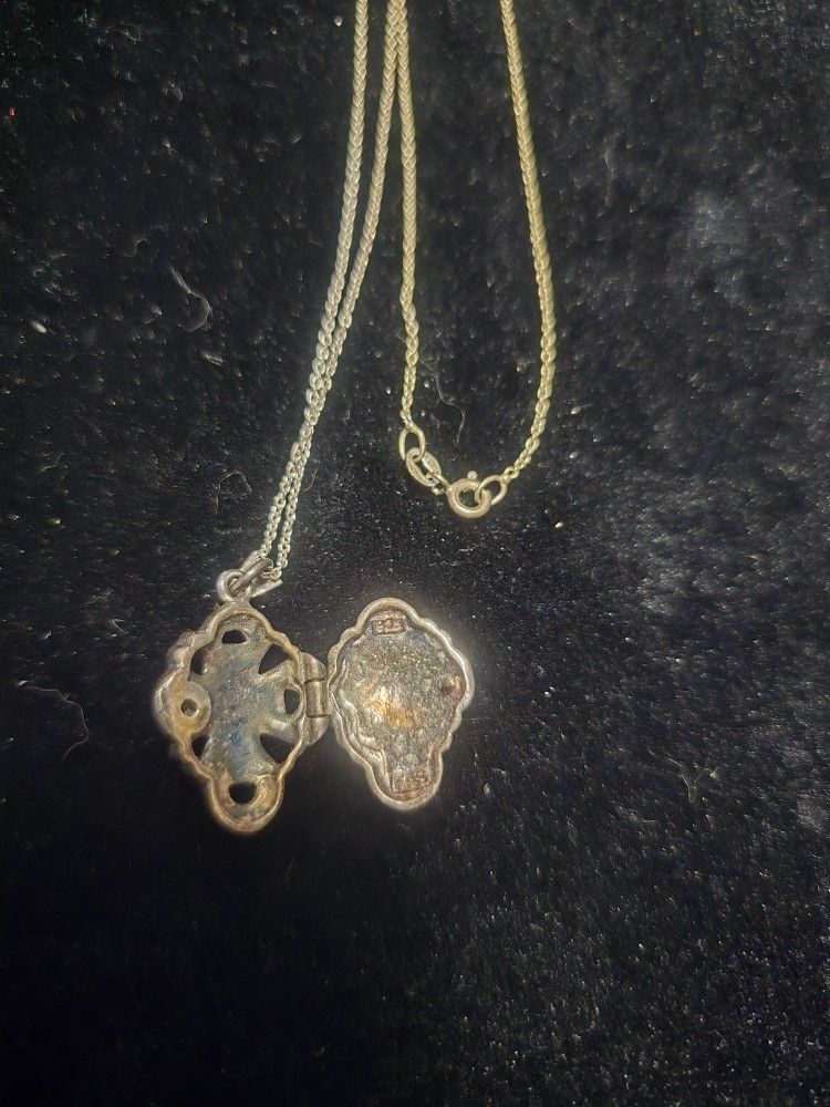 Sterling Silver Locket Necklace