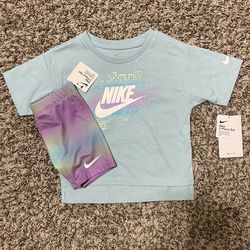 Toddler Girls Nike T-Shirt and Shorts Set