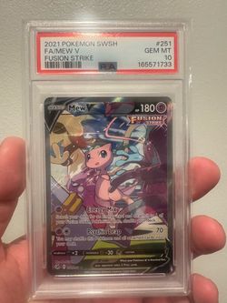 PSA 10 Mew V Full Art Fusion Strike 251/264