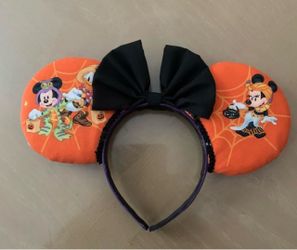 Mickey And Minnie Mouse Halloween Headband handmade
