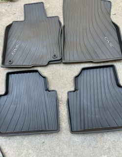 HONDA CIVIC 2022-2025 OEM ALL WEATHER FLOOR MATS AND TRUCK LINER