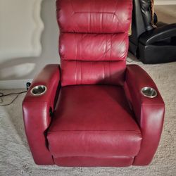 Red Sofa, Recliner 