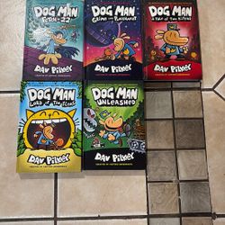 Dog Man Hard Cover Books