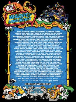 Two GA wristbands for 2026 warped tour in long beach
