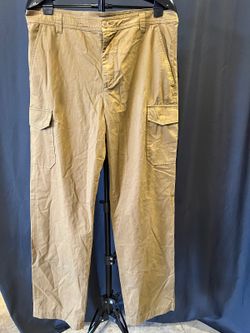 A.P.C. Paris Menβs Cargo Pants XXL Khaki Green Organic Cotton NWT $335