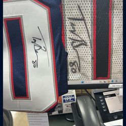 Troy Brown Autograph Jersey 