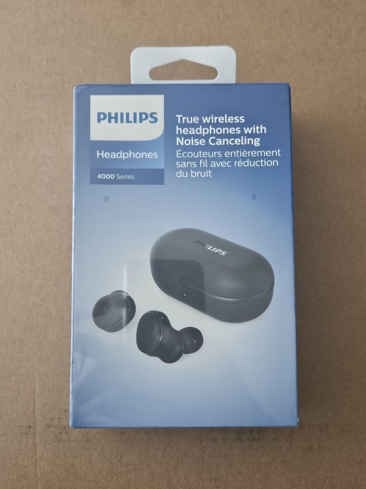 NEW PHILIPS TRUE WIRELESS HEADPHONES EARBUDS ACTIVE NOISE CANCELING