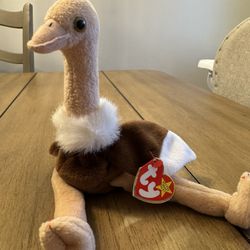 Ty Beanie Baby "Stretch" the Ostrich.  