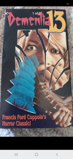 Dementia 13 on vhs(Francis Ford Coppola film!)