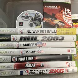 X-box 360 Sports Video Games