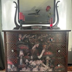 “Alice In Wonderland Theme” Dresser