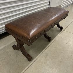 Leather Bench