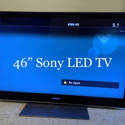 46” LED Sony TV