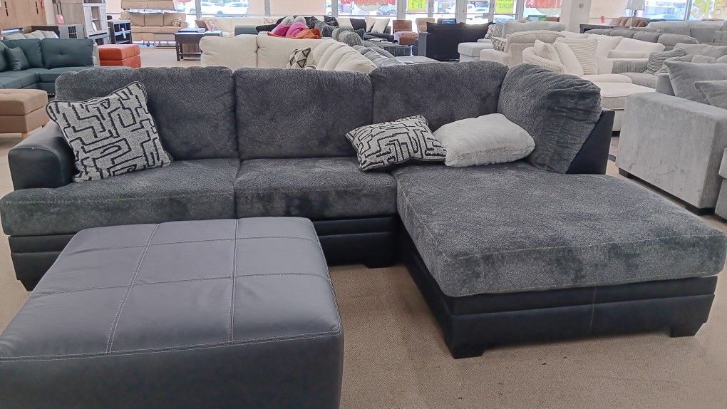 Sectional W Ottoman 