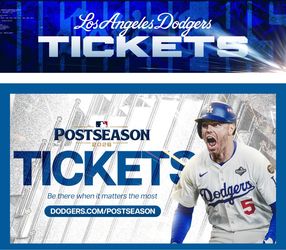 Dodger Tickets 10/4/26