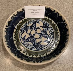 Horse Patterned Wheelstone Pottery
