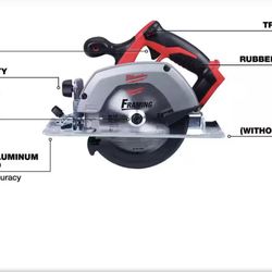 Milwaukee M18 6-1/2” Cordless Circular Saw 2630-20 – Brand New in Box – Tool Only