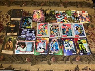 Miscellaneous Card lot from Dc Marvel silver star and Brainrot cards lot of 19
