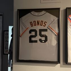 Barry Bonds Autographed Jersey w/ JSA CoA Certificate of Authenticity