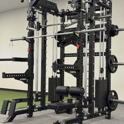 NEW SQUAT RACK SMITH MACHINE POWER RACK COMMERCIAL GRADE NEW IN BOX - FREE DELIVERY 