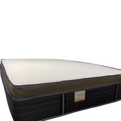 Brand New 13" Thick Queen Size Euro Top Mattress And Boxspring Included > Pay On Delivery 🚚 