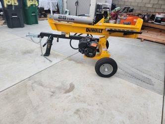 Shop DEWALT 28 Ton 196cc 6.5HP Kohler Engine Horizontal/Vertical Full Beam Hydraulic Log Splitter, Auto Return/Integrated Log Cradle