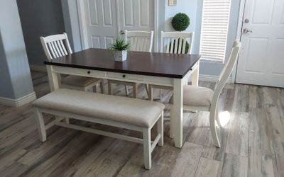 Beautiful farmhouse dining table