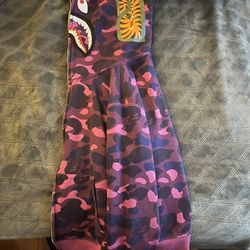 Purple Bape Hoodie 