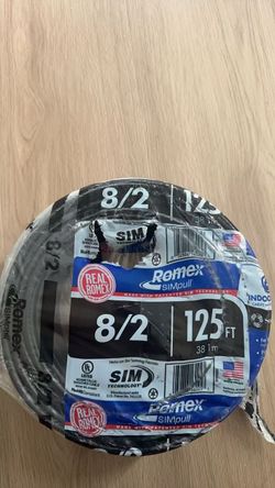 romex 8/2 125ft 200$