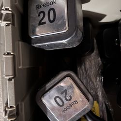 Reebok Pair of 20lb Each Dumbbells $65