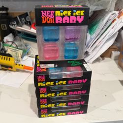 Nee Doh Nice Ice Baby Squish Toy 4-Pack