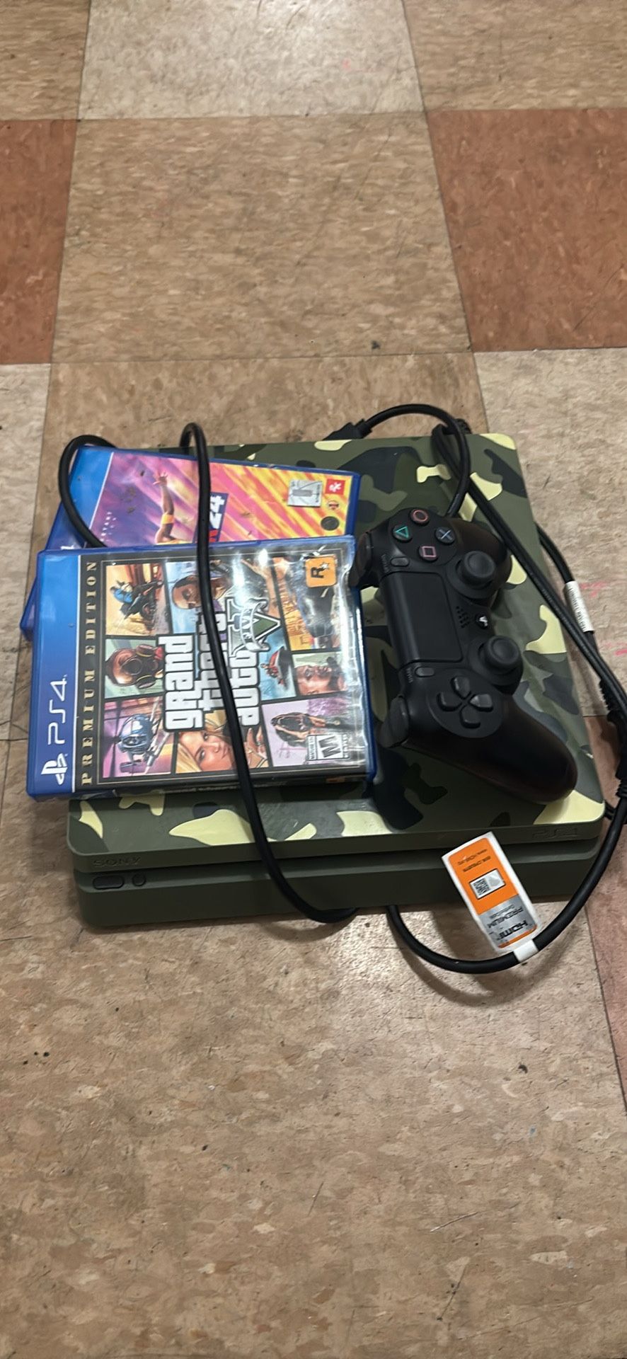 PS4 With 2 Games And One Controller